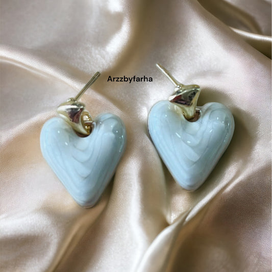 Heart Shaped Studs Earring