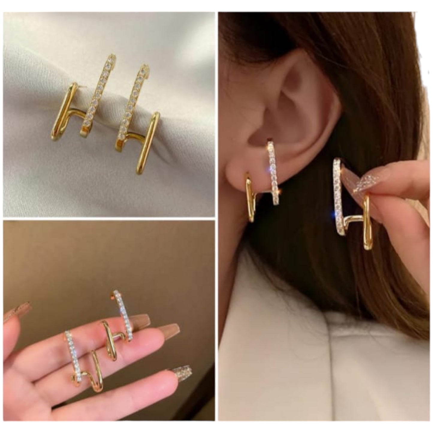 Myu Shaped Studs Earring
