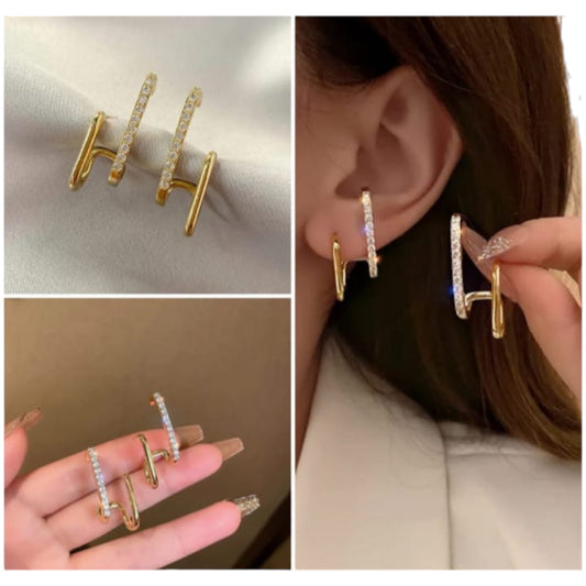 Myu Shaped Studs Earring
