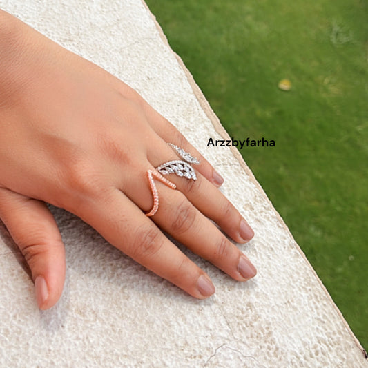 Rose Gold Plated Finger Ring