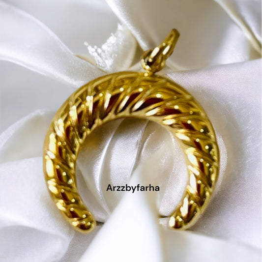 Solid Gold Charm Pendant