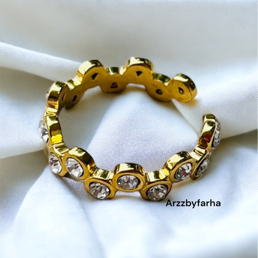18k Gold Stone Ring