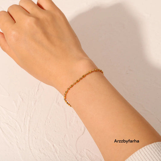 18k Gold Plated Chain Bracelet