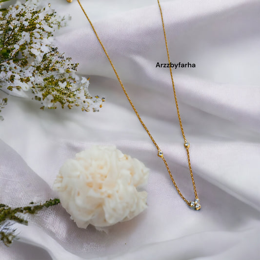 18k Gold Plating Elegant Pendant Chain