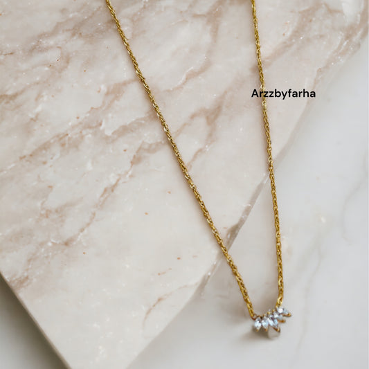 18k Gold Plating Elegant Pendant Chain