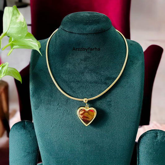 Heart  Pendant Hasli Necklace