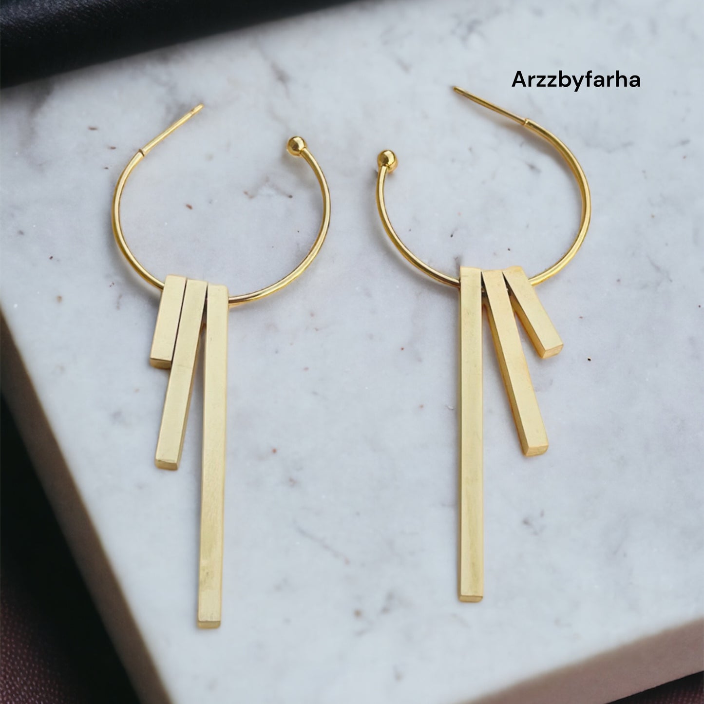 Gold Plated Hoop Earrings