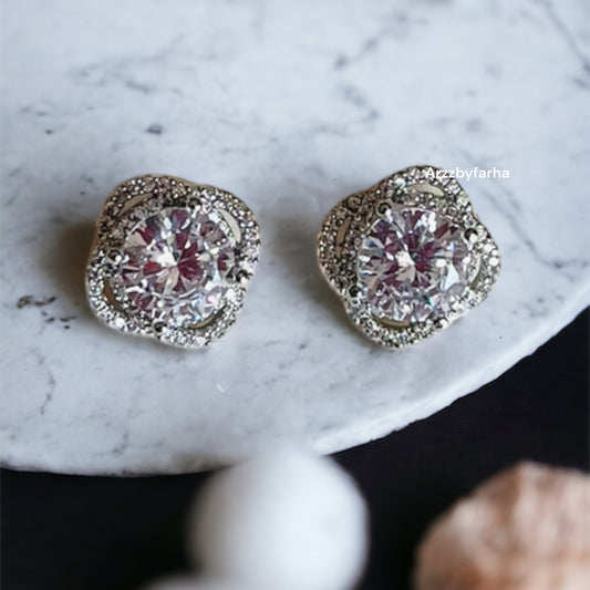Premium Quality Solitaire Lookalike Studs