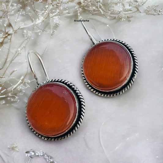 Orange Candy Hook Earring
