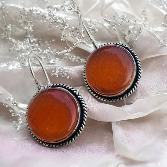 Orange Candy Hook Earring
