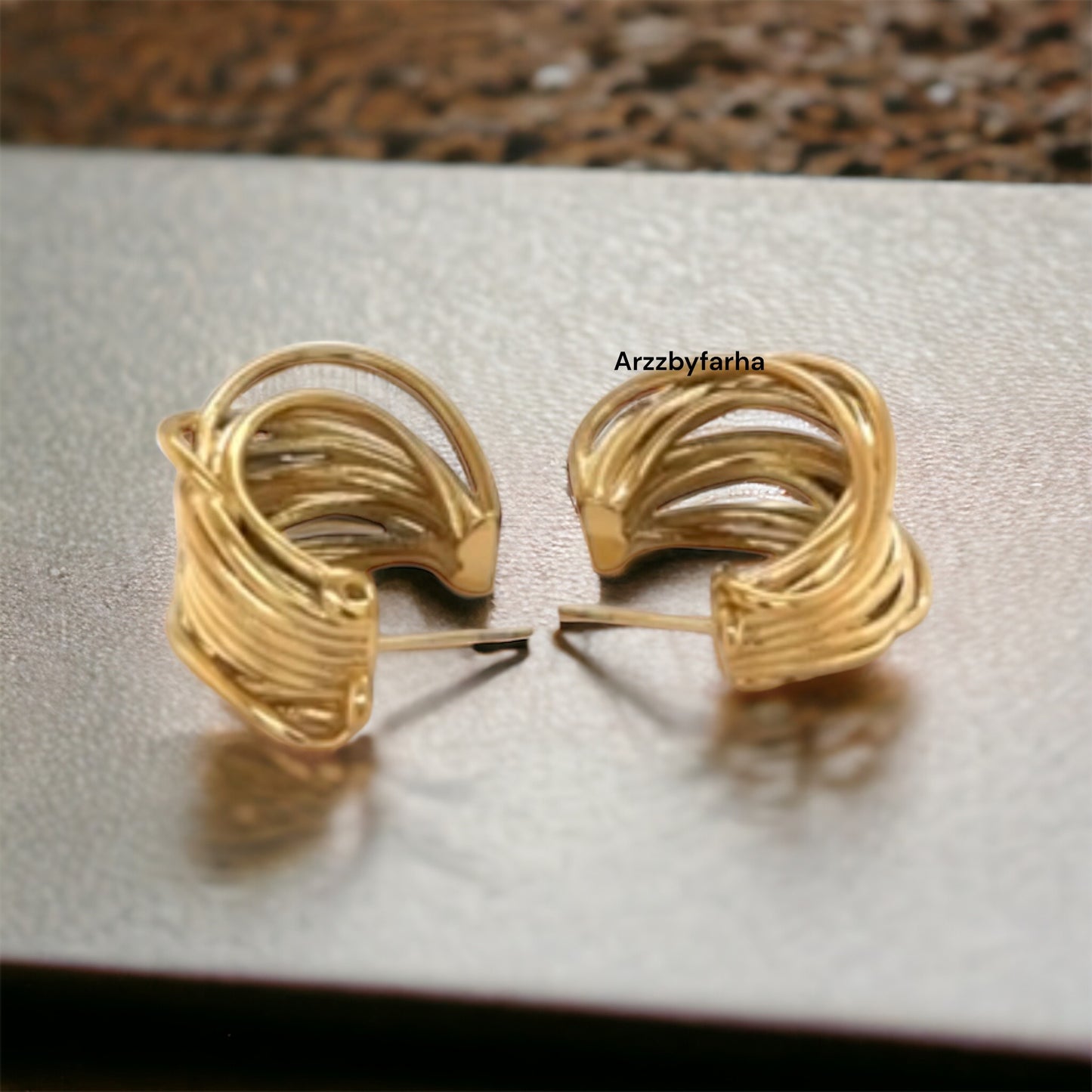 Luxe 18k Gold Earrings