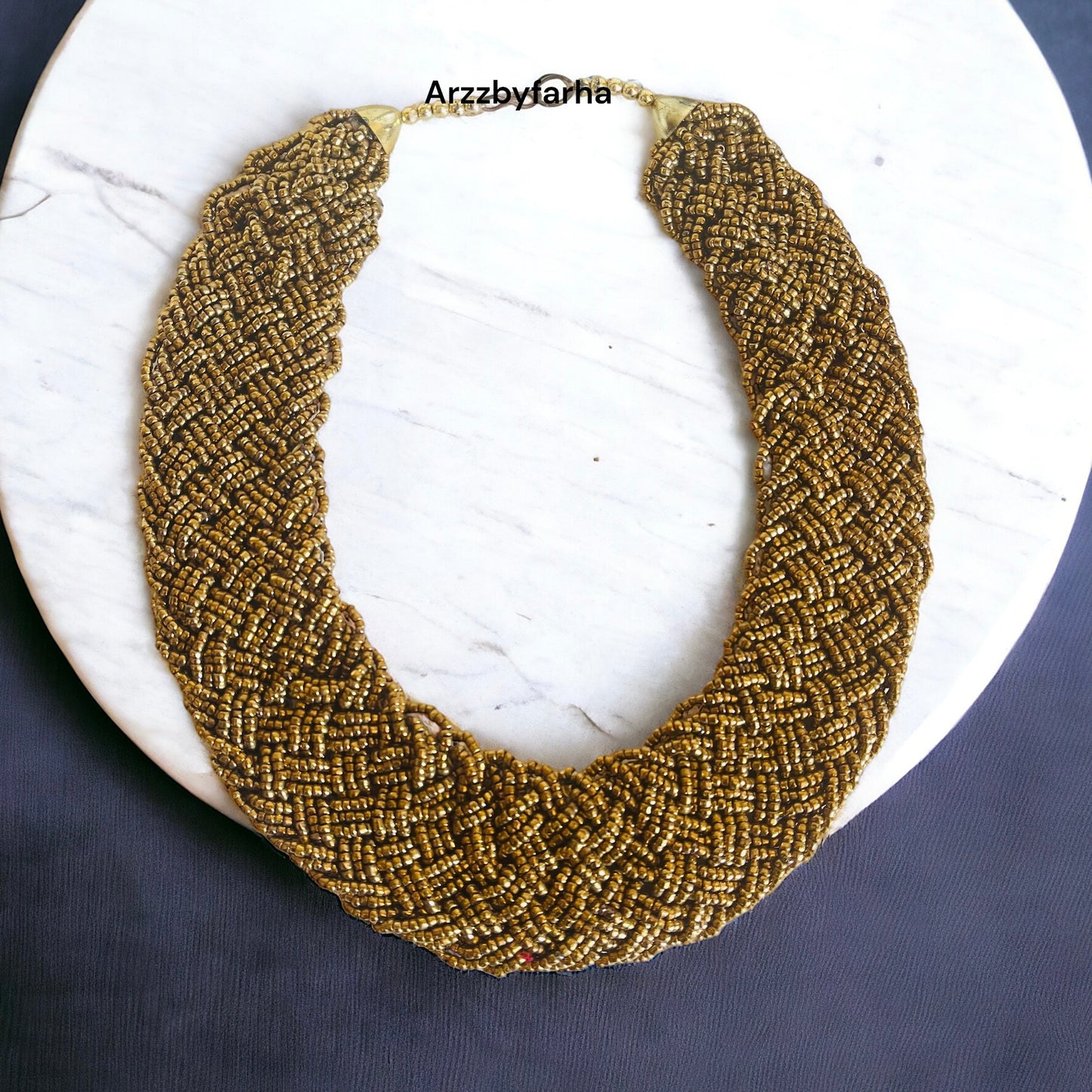 Multi Beaded Strings Necklace