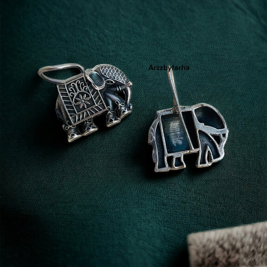 Elephant Hooks Earring