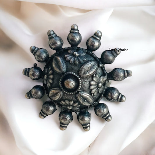 Oxidised Silver Finger Ring