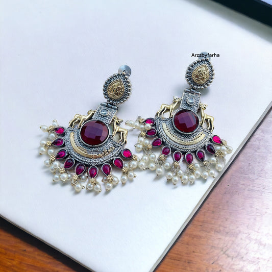 Designer DT Dangler Earrings