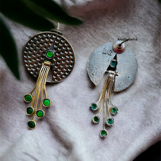 Hanging Stone Studs Earring