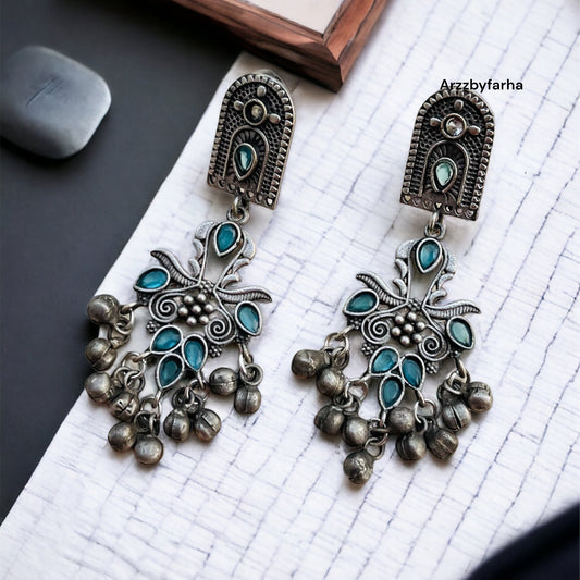 Ghungroo Stone Drop Earring