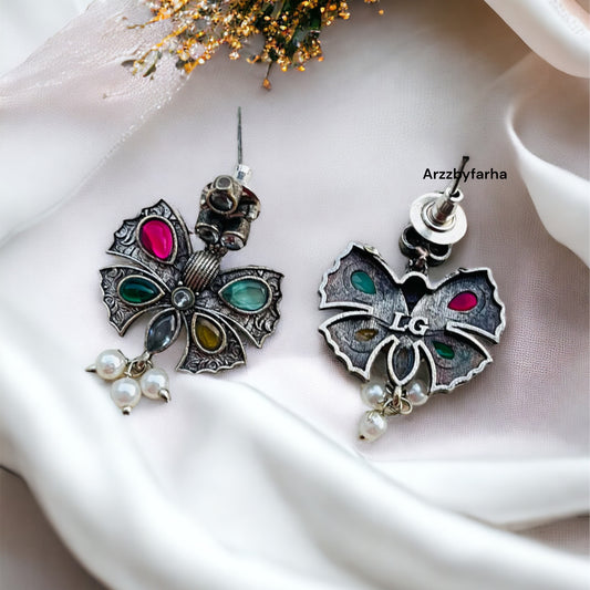 Multicolor Butterfly Earring