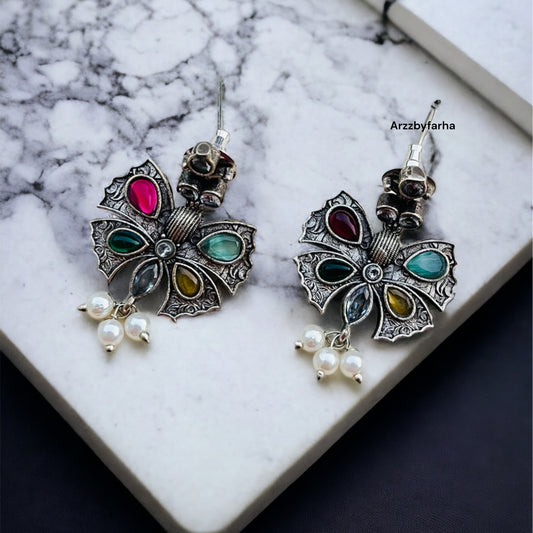 Multicolor Butterfly Earring