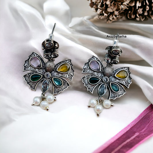 Multicolor Butterfly Earring
