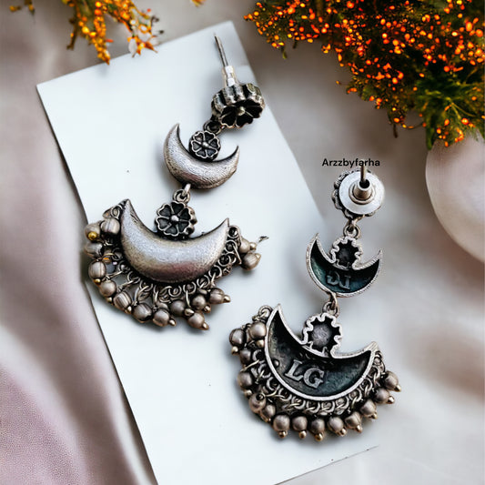 Moon Series Drop Earrings