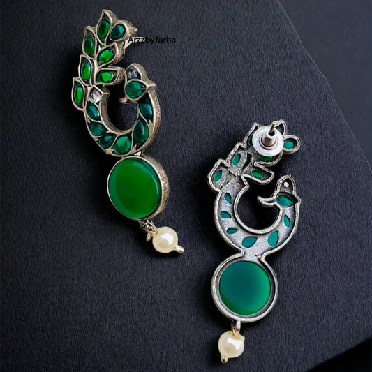 Peacock Studs Earrings