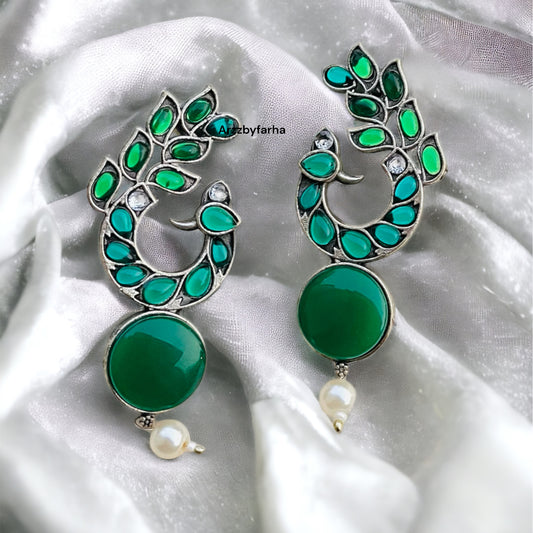 Peacock Studs Earrings