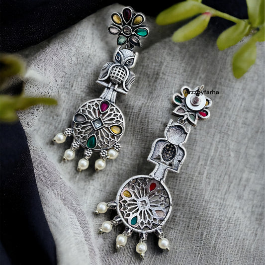 Owl Drop Earrings