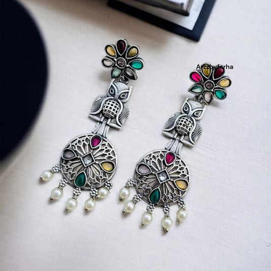 Owl Drop Earrings