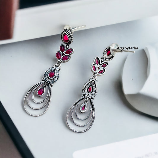 Silver Drop Earring
