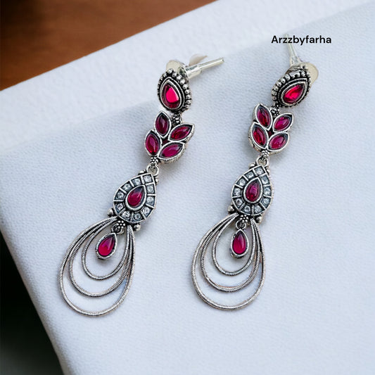 Silver Drop Earring