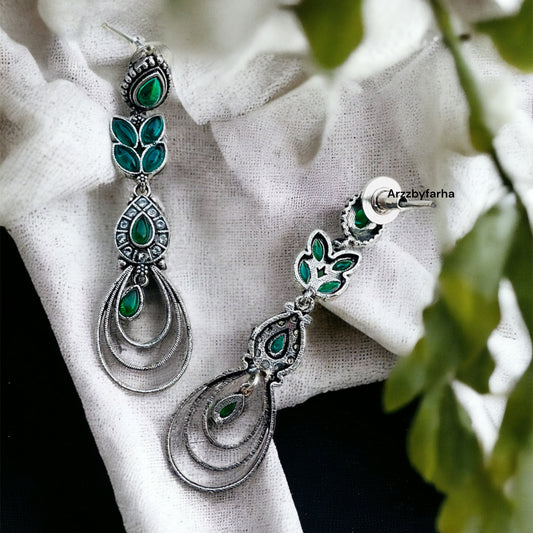 Silver Drop Earring