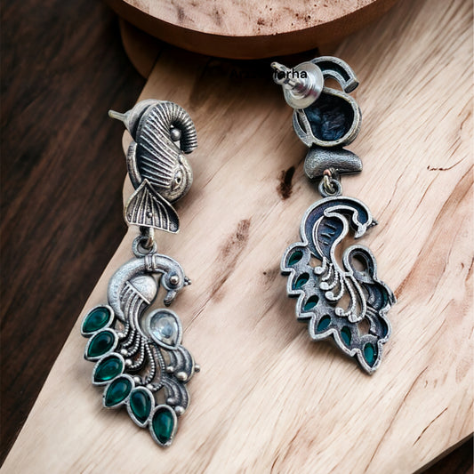 Green Stone Earring