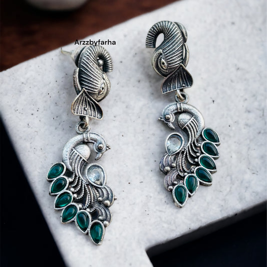 Green Stone Earring