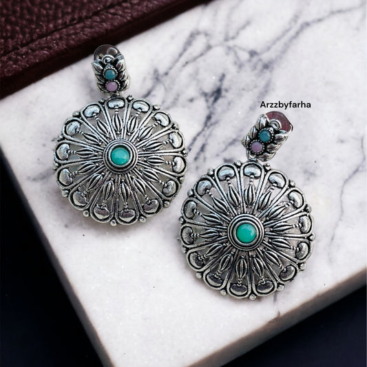 Mint Stone Earring