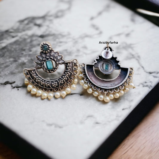 Blue Pearl Earring