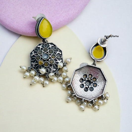 Yellow Drop Earring