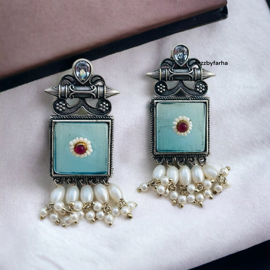 Blue Drop Earring