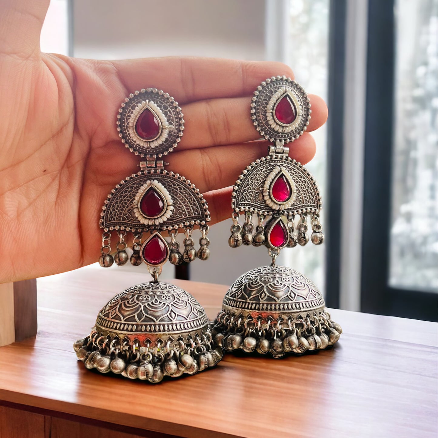 Shahnaz Ghungroo Jhumkas Earring