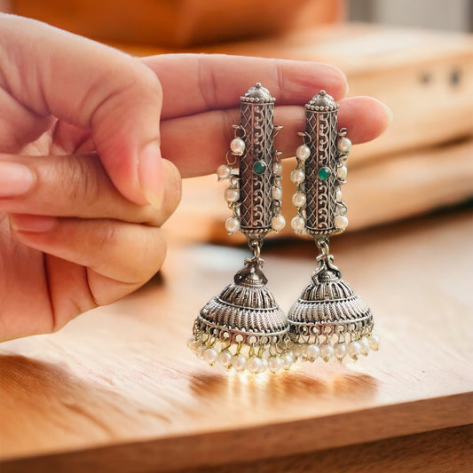 Sleek & Drop Jhumki Earrings
