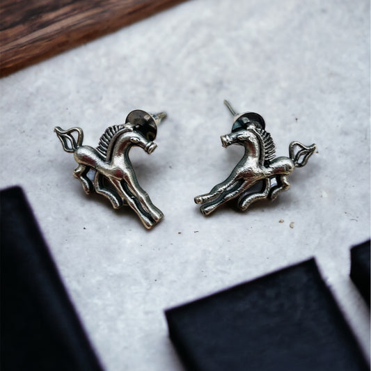 Running Horse Studs Earring