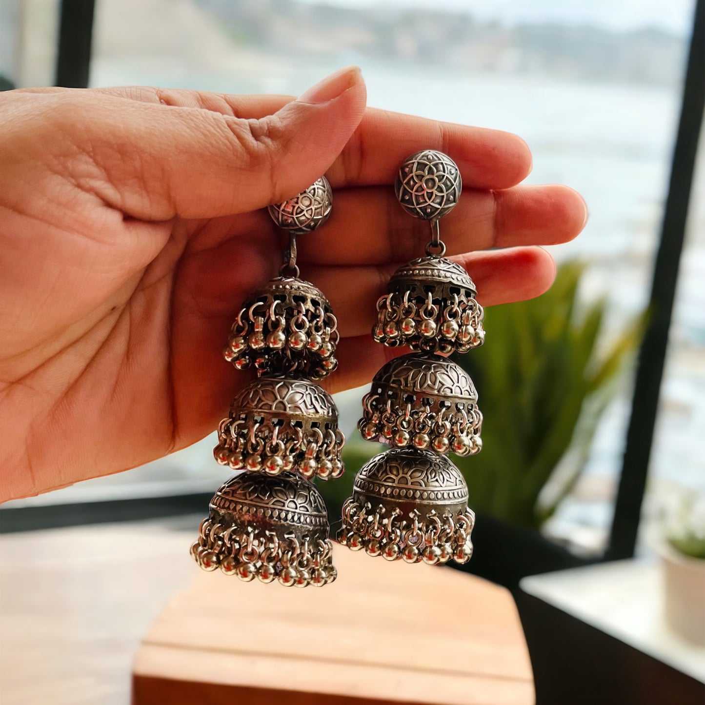 Alia Inspired 3 layered Jhumki Earring