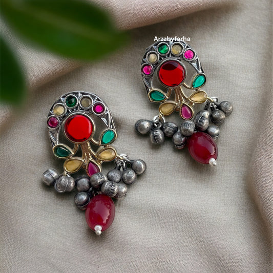 Red Drop Necklace Set