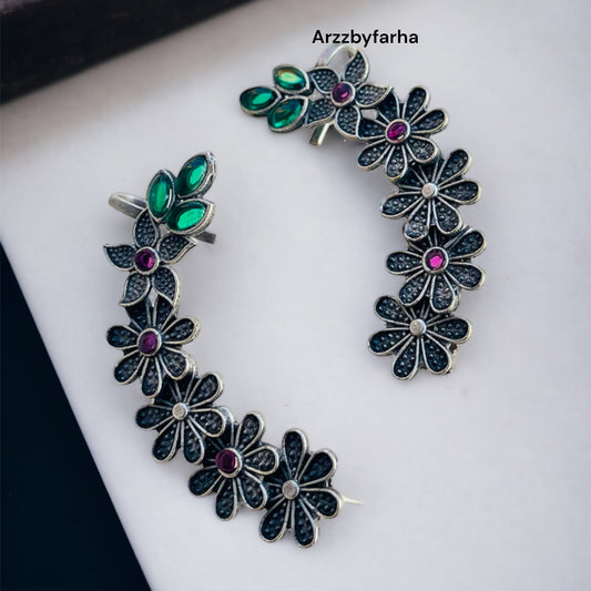 Oxidised Earcuffs Earrings