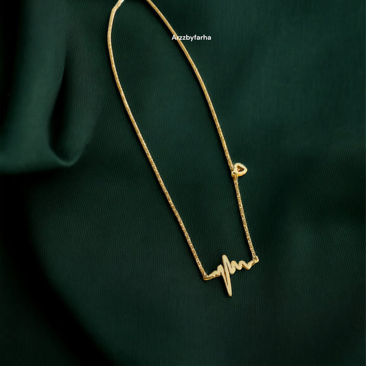 Heartbeat Pendant Chain