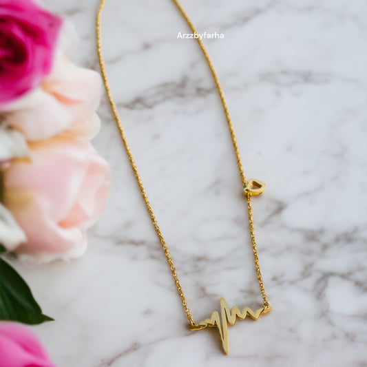 Heartbeat Pendant Chain