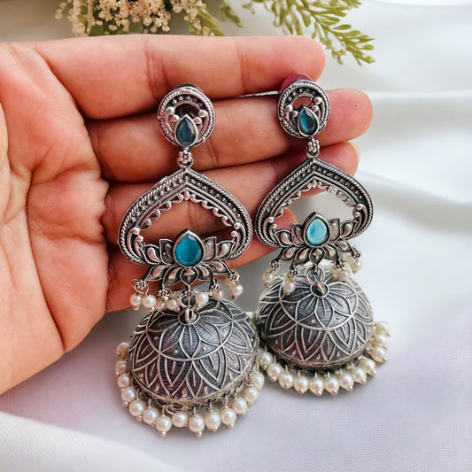 Taj Drop Jhumka Earrings