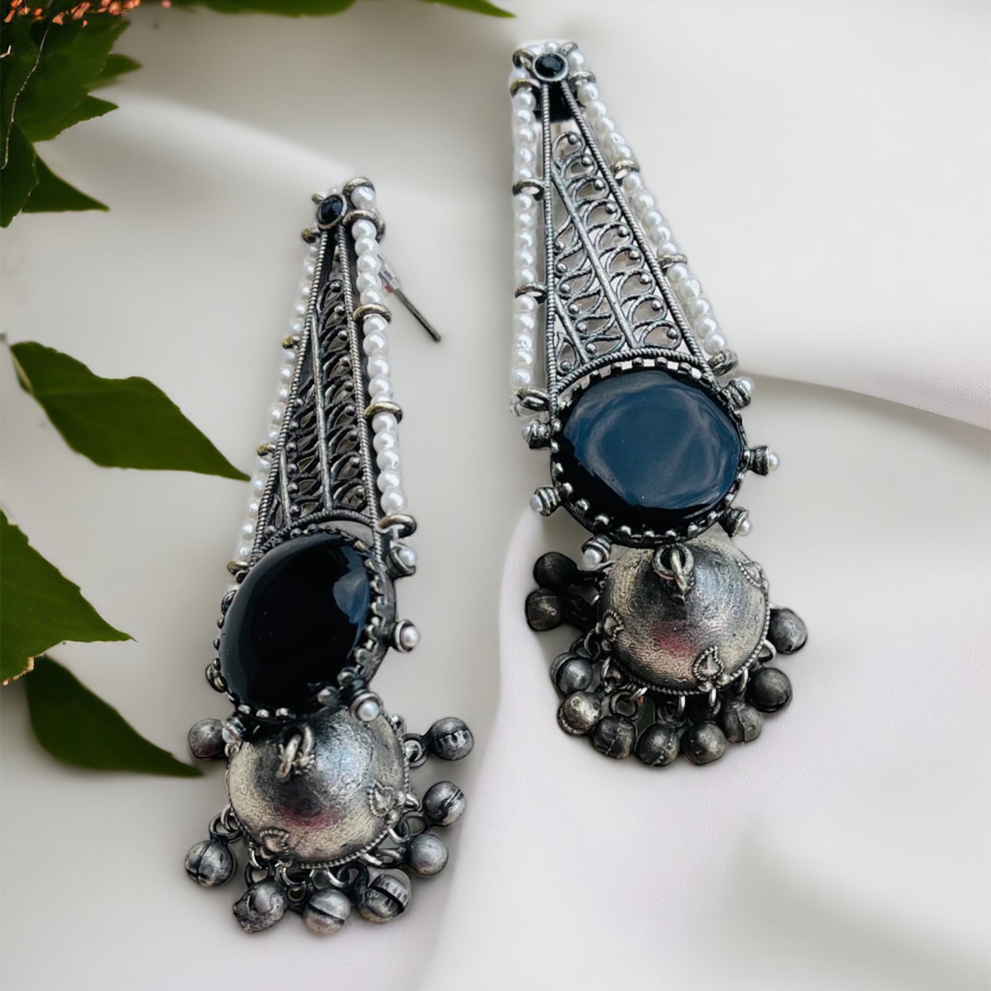 Raha Drop Jhumka Earrings
