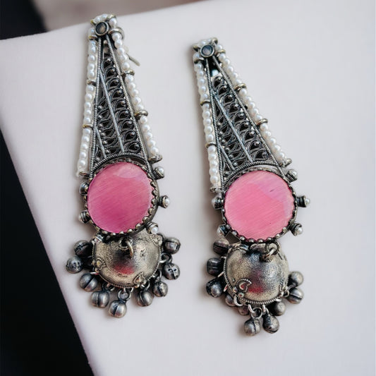 Raha Drop Jhumka Earrings