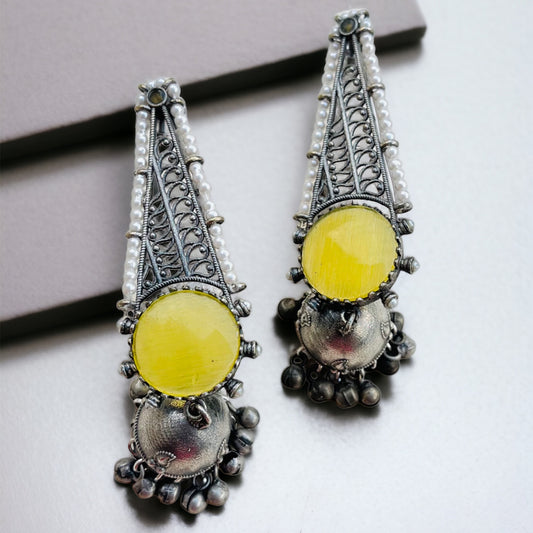 Raha Drop Jhumka Earrings